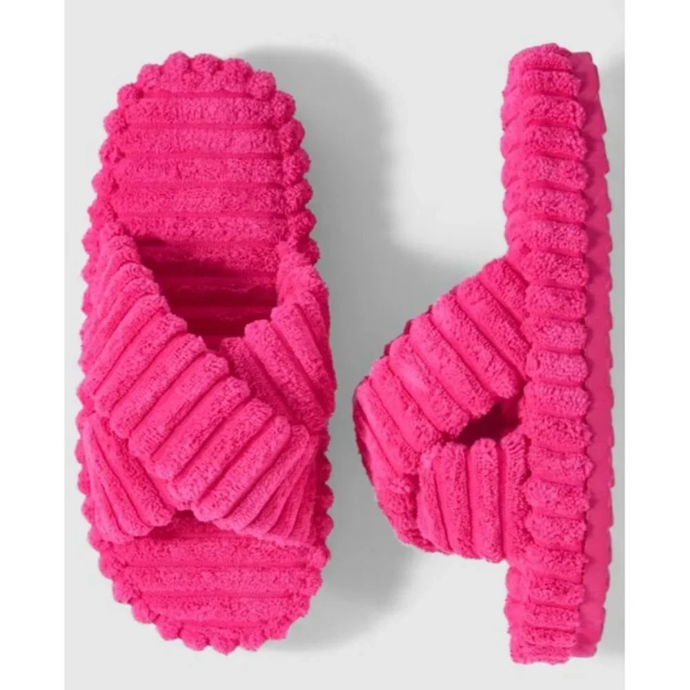 New Sugar‎ & Jade Tween Girls Terry Slides - Pink Size Youth 2